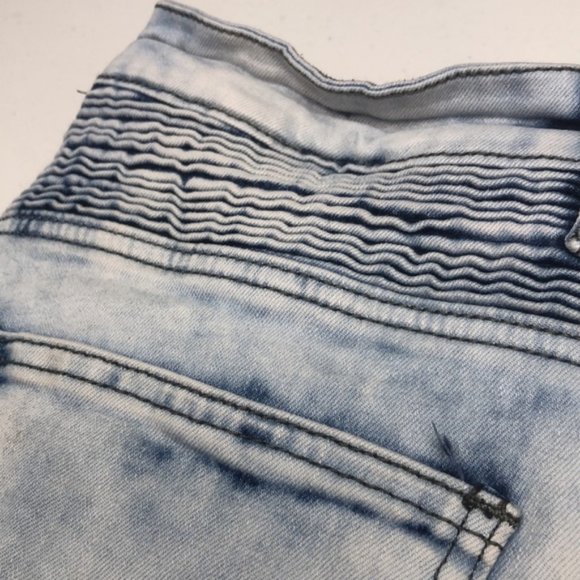 UNIQUE URBAN BLACK COMBAT JEANS 32x29 😎 - Picture 11 of 15